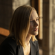 Dolores (Evan Rachel Wood) makes a pitch.
